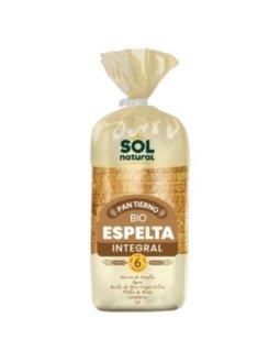PAN TIERNO MOLDE ESPELTA INTEGRAL 400 G SOL NATURAL