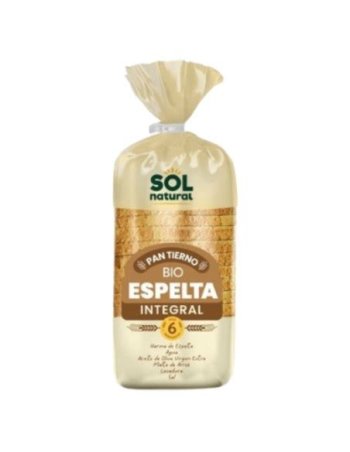 PAN TIERNO MOLDE ESPELTA INTEGRAL 400 G SOL NATURAL