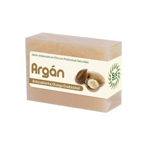 JABON PASTILLA ARGAN SOL NATURAL 100 G