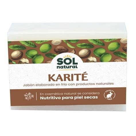 JABON PASTILLA KARITE SOL NATURAL 100 G