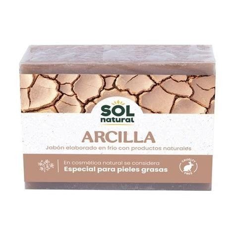 JABON ARCILLA GRASA ACNE SOL NATURAL 100 G