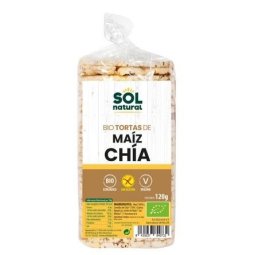 TORTITAS MAIZ CHIA S/G 120GR SOL NATURAL