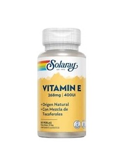 VITAMINA E 50 PERLAS 400IU SOLARAY