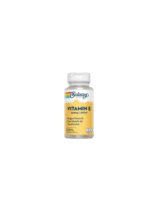 VITAMINA E 50 PERLAS 400IU SOLARAY