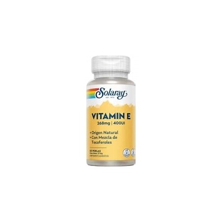 VITAMINA E 50 PERLAS 400IU SOLARAY