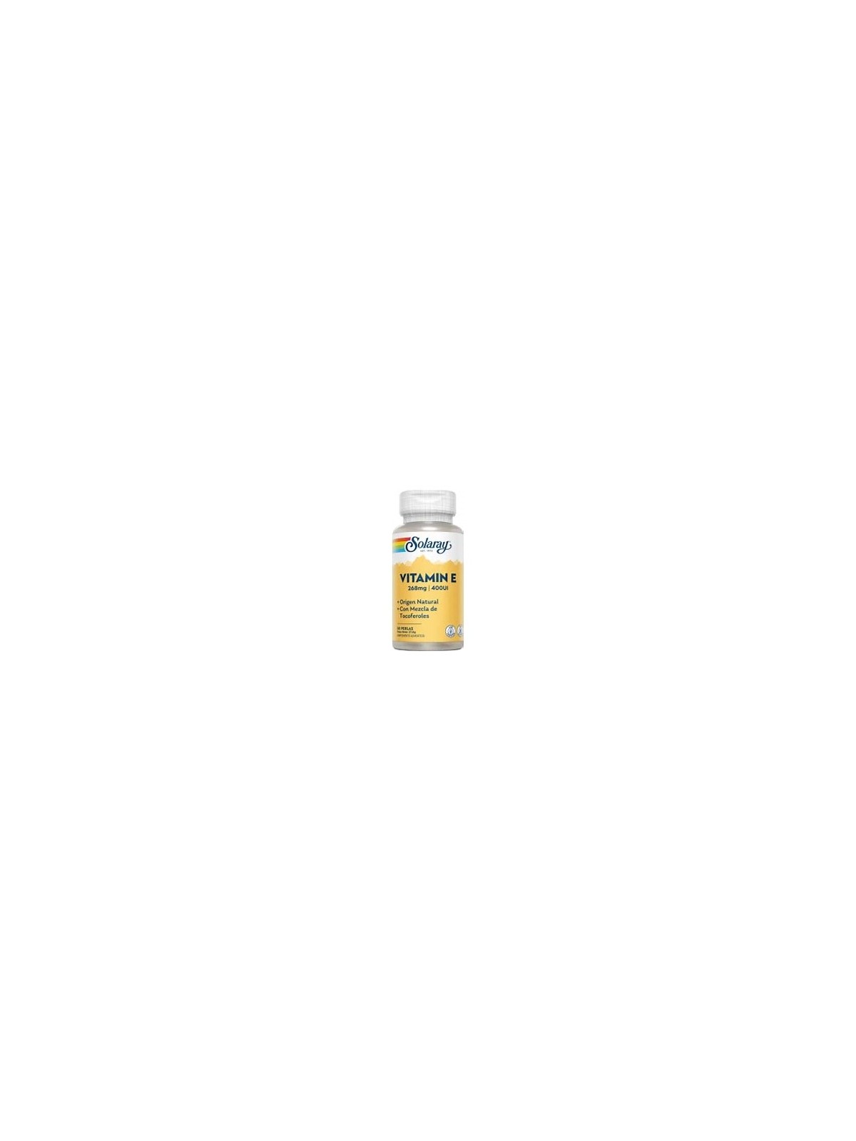 VITAMINA E 50 PERLAS 400IU SOLARAY