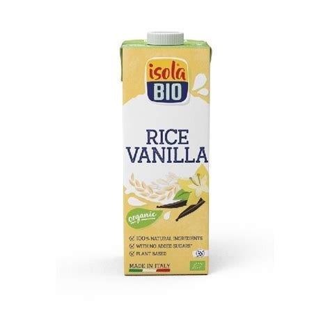 BEBIDA DE ARROZ Y VAINILLA 1 L ISOLA BIO