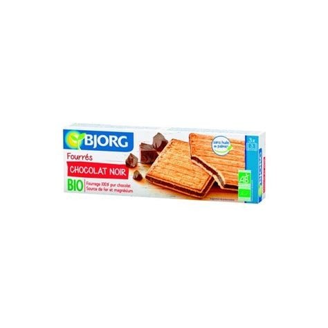 GALLETAS RELLENAS CHOCOLATE BIO BJORG 150 G