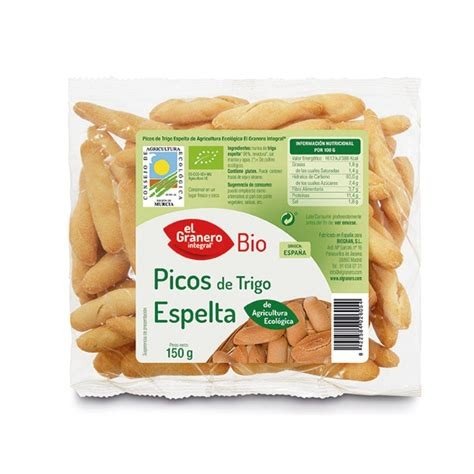 PICOS ESPELTA BIO 150 GR EL GRANERO
