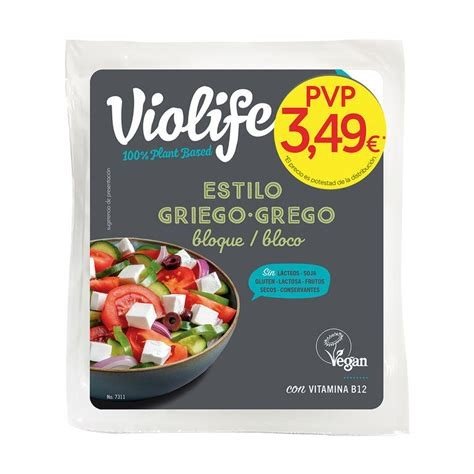 BLOQUE VEGANO ESTILO GRIEGO 230 GR VIOLIFE