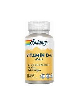 VITAMIN D3 400 UI 120 PERLAS SOLARAY