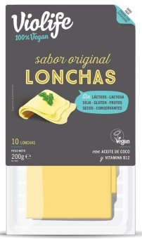 LONCHAS DE QUESO SABOR ORIGINAL 200GR VIOLIFE