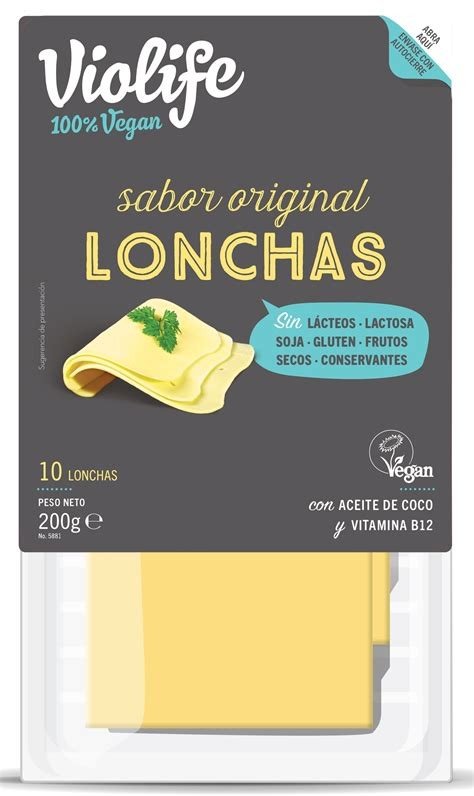 LONCHAS DE QUESO SABOR ORIGINAL 200GR VIOLIFE