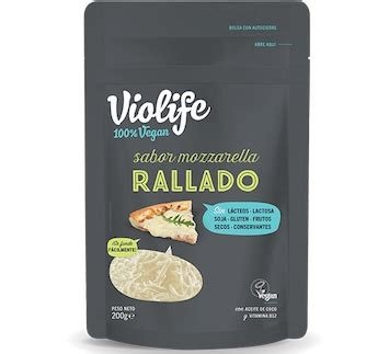 QUESO RALLADO VEGANO MOZZARELLA VIOLIFE 200 G