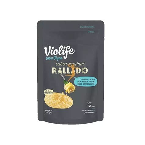 RALLADO QUESO VEGANO ORIGINAL VIOLIFE 200 G