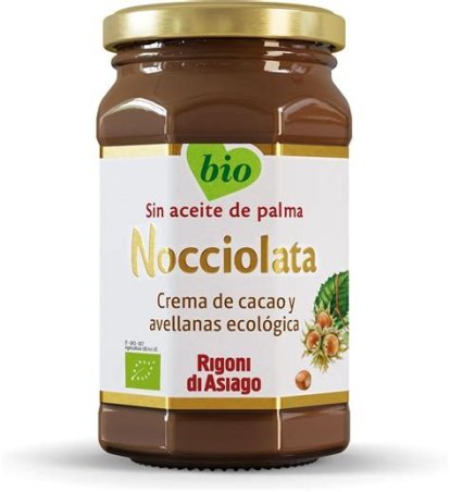CREMA DE CACAO Y AVELLANAS ECOLOGICAS NOCCIOLATA RIGONI DI ASIAGO