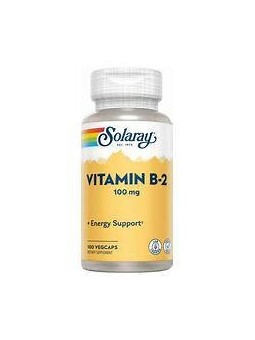 VITAMINA B2 100MG 100 CAPS SOLARAY