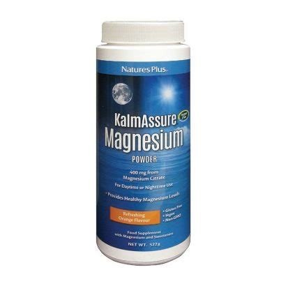 CITRATO DE MAGNESIO POLVO KALMASSURE MAGNESIUM 400 G NATURES PLUS