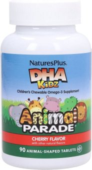 ANIMAL PARADE DHA KIDS 90 COMPRIMIDOS MASTICABLES NATURES PLUS