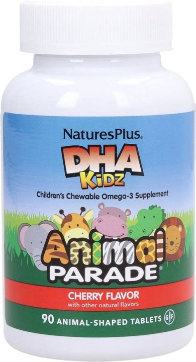 ANIMAL PARADE DHA KIDS 90 COMPRIMIDOS MASTICABLES NATURES PLUS