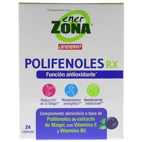 POLIFENOLES RX ENERZONA  24 CAPSULAS