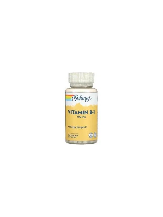 VITAMINA B1 100MG 100 CAPSULAS SOLARAY