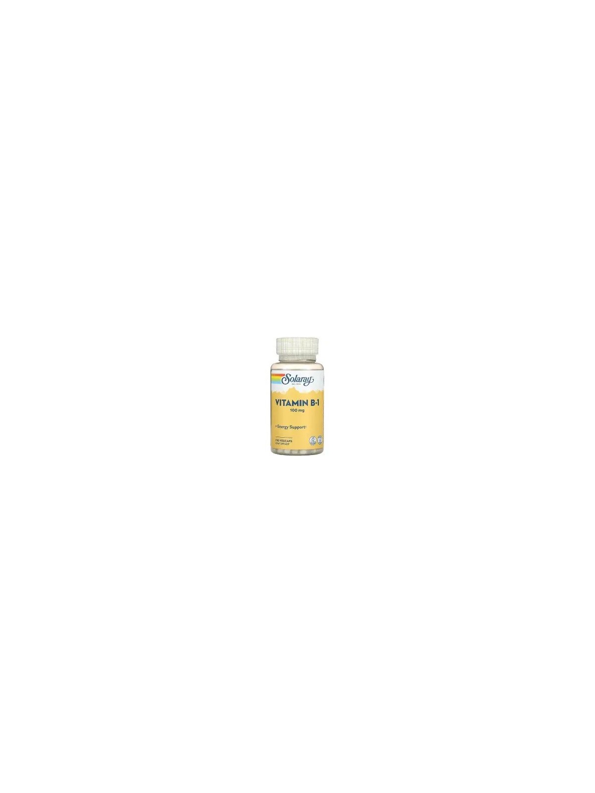 VITAMINA B1 100MG 100 CAPSULAS SOLARAY