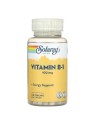 VITAMINA B1 100MG 100 CAPSULAS SOLARAY