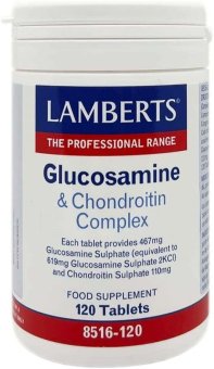 GLUCOSAMINE & CONDROITINA LAMBERTS 120 TABLETAS