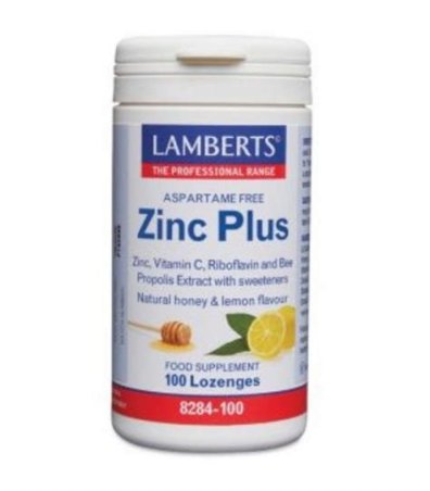 ZINC PLUS 100 COMPRIMIDOS MASTICABLES LAMBERTS