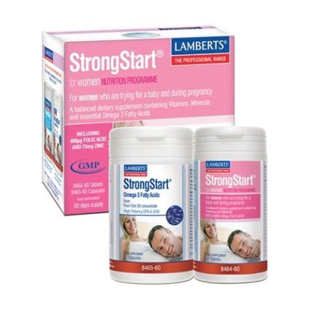 STRONGSTART MUJER MULTINUTRIENTES Y OMEGA 3 60 TABLETAS