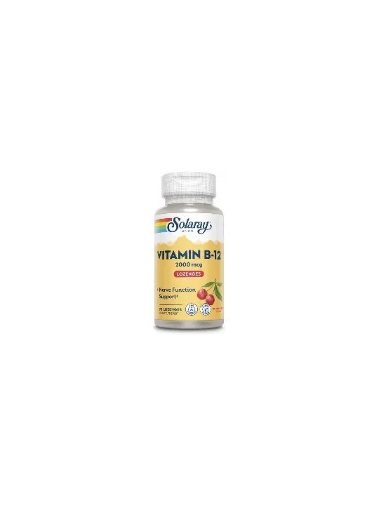 VITAMINA B12 2000 MCG 90 COMPRIMIDOS SOLARAY