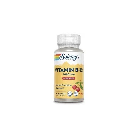 VITAMINA B12 2000 MCG 90 COMPRIMIDOS SOLARAY