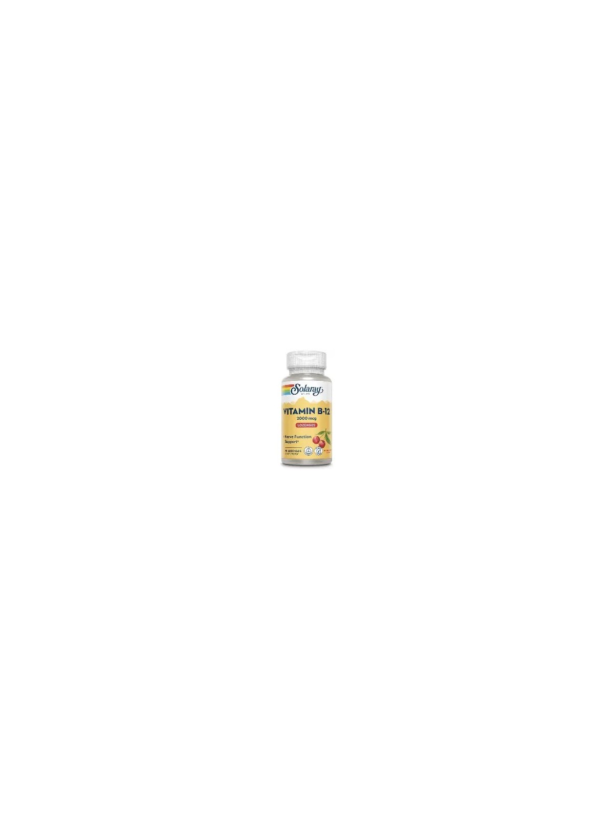 VITAMINA B12 2000 MCG 90 COMPRIMIDOS SOLARAY