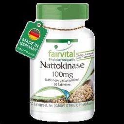NATTOKINASA 100 MG 90 PASTILLAS FAIRVITAL