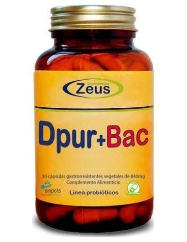 DPUR+BAC SUPLEMENTOS ZEUS 30 CAPSULAS