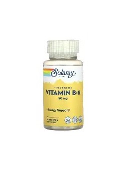 VITAMINA B6 100 MG 60 CAPSULAS SOLARAY