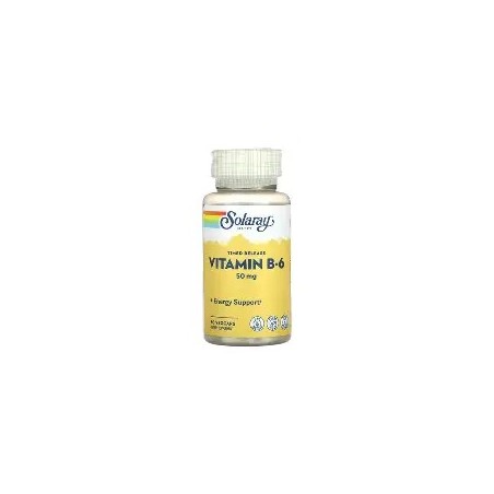 VITAMINA B6 100 MG 60 CAPSULAS SOLARAY