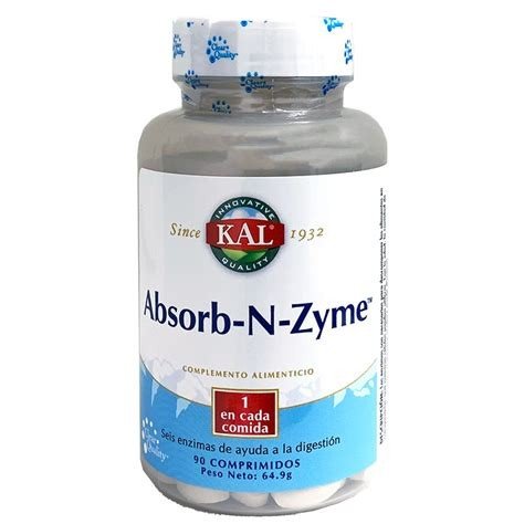 ABSORB-N-ZYME 90 COMPRIMIDOS KAL
