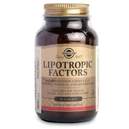 FACTORES LIPOTROPICOS SOLGAR 50 COMPRIMIDOS