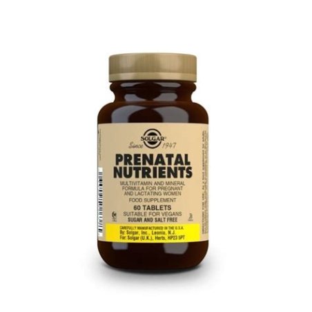 NUTRIENTES PRENATALES 60 COMPRIMIDOS SOLGAR