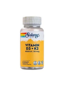 VITAMINA D3 K2 60 CAPSULAS SOLARAY