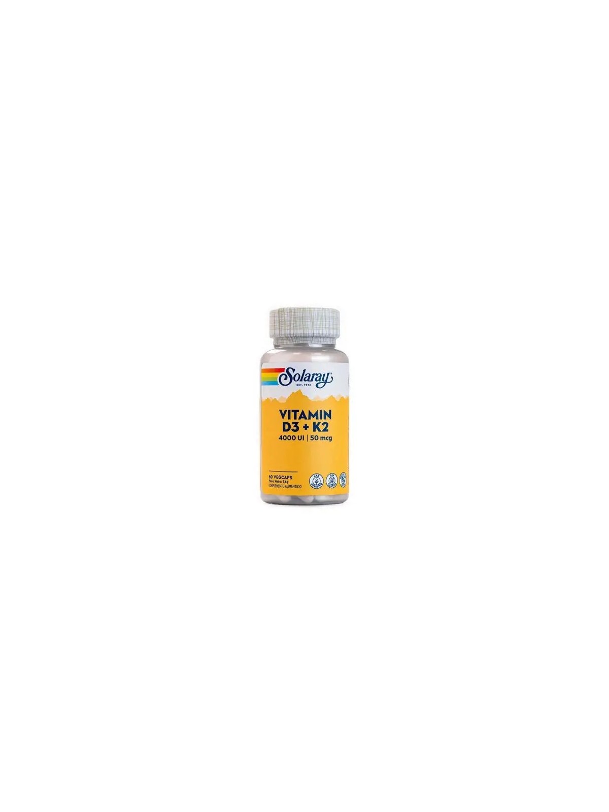 VITAMINA D3 K2 60 CAPSULAS SOLARAY