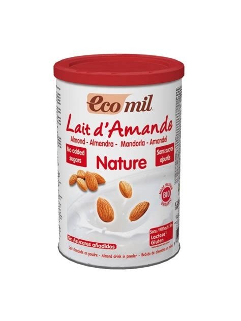 ECOMIL ALMENDRA NATURE POLVO 400GR
