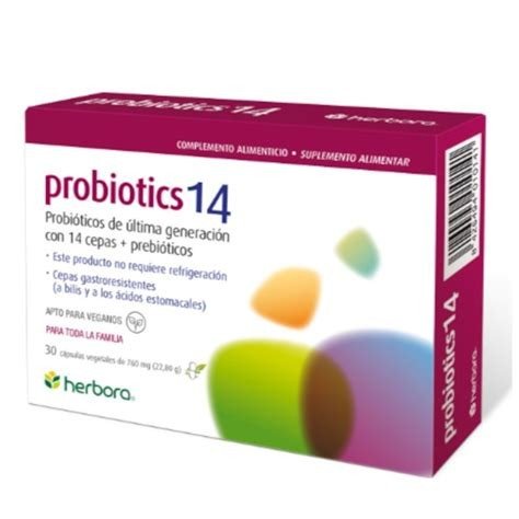 PROBIOTICS 14 30 CAPSULAS HERBORA