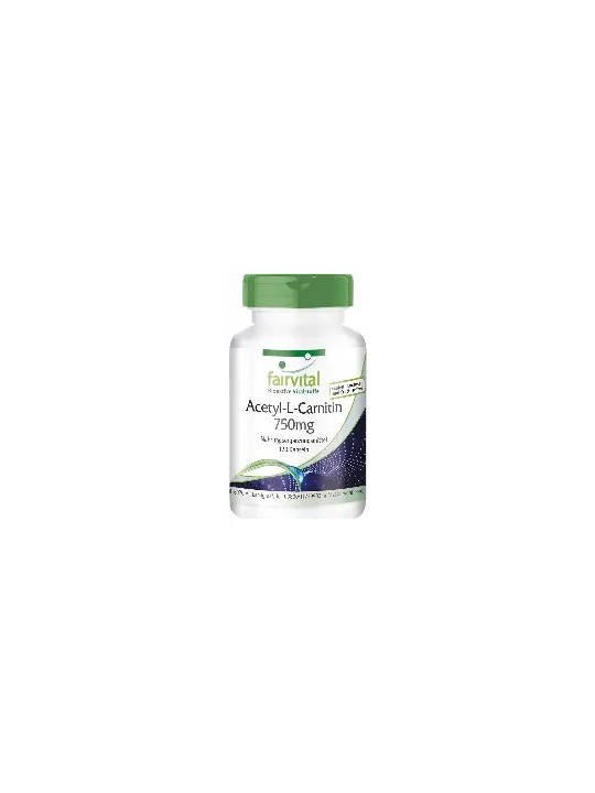ACETYL L-CARNITINA 750MG 120 CAPSULAS FAIRVITAL