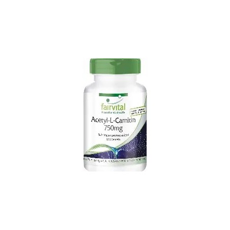 ACETYL L-CARNITINA 750MG 120 CAPSULAS FAIRVITAL