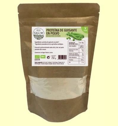 PROTEINA DE GUISANTE EN POLVO ECO-SALIM 250 G