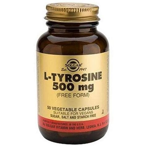 L-TIROSINA 500MG 50CAPS SOLGAR