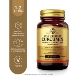 FULL SPECTRUM CURCUMA 30 CAPSULAS BLANDAS SOLGAR